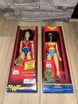 Mego Dc Comics Wave 5 New 52 Wonder Woman 14 Inch Figure Lot Of 2 • $67.50