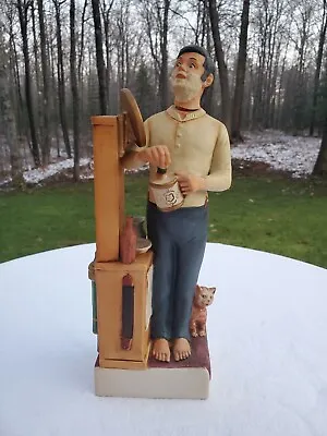 Full Size 1977 Haas Bros. Cyrus Noble Mine   Soldier Shaving  Whiskey... • $25