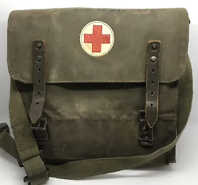 Vintage 1960's German Armed Forces Military Medical Stretcher W/ Bag (RF1032) • $199.95