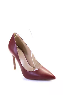 Michael Michael Kors Womens Brandy Leather Keke High Heels Pumps Shoes Size 5.5 • $59