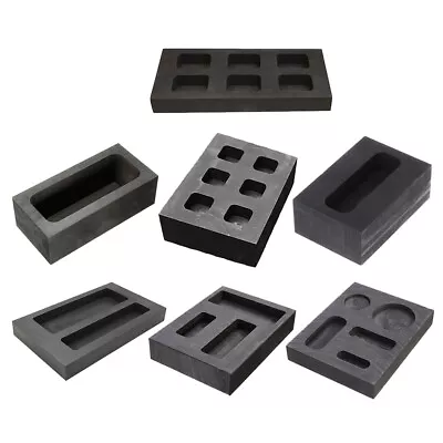 £8.95 • Buy Graphite Ingot Mold Melting Casting Mould For Gold Silver Non Ferrous Metal