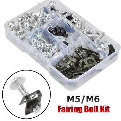 US Stainless Steel Motorcycle Fairing Body Bolt Kit Screw Spire Speed Fastener • $46.99