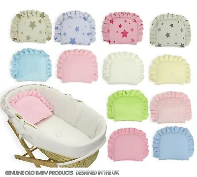 Baby Head Support Cushion Cot Bed Crib Bassinet Moses Basket Flat Head • £7.99