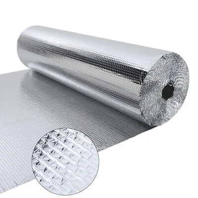 Insulation Aluminium Foil Membrane Vapour Barrier Waterproof Thermal Roof Wall • £59.95