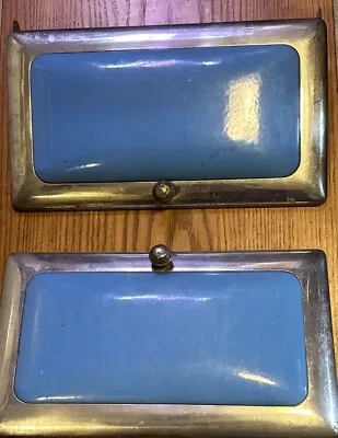 Monarch Malleable Range Antique Cook Stove Blue Enamel Cast Iron Warming Doors • $100