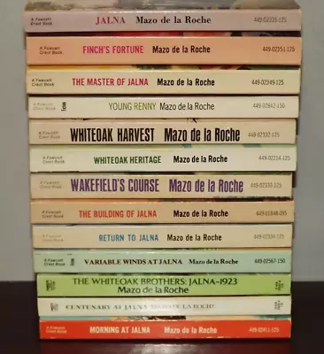 Lot Of 13 JALNA Books By Mazo De La Roche - Whiteoak Paperback Set Near Complete • $48