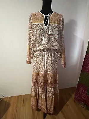 $180 • Buy Arnhem Lucia Blouse And Skirt - Desert Rose - Size 12
