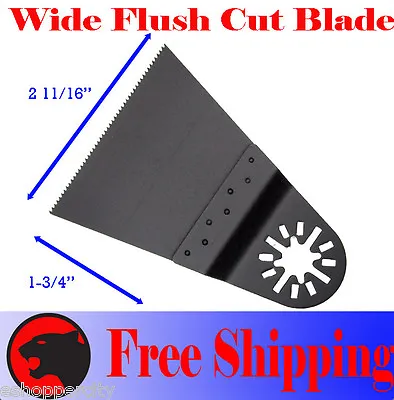  Wide Flush Cut Oscillating MultiTool Saw Blade For Bosch Milwaukee Ridgid Ryobi • $6.29