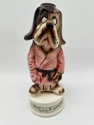 Hungover HOUND Droopy Dog Musical Liquor Decanter Song “How Dry I Am” Works • $18