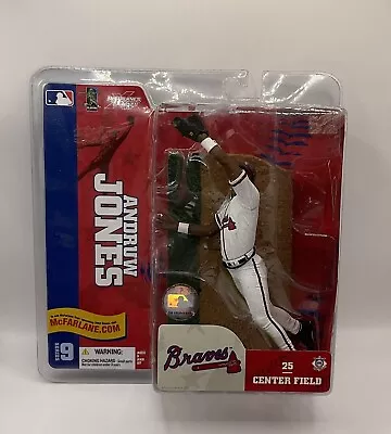 2004 McFarlane MLB Series 9 Andrew Jones Atlanta Braves #25 Figure Baseball • $16.95