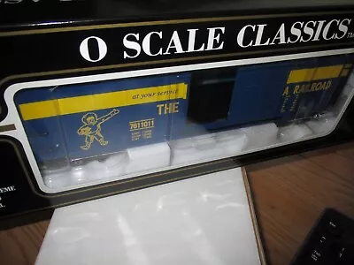 K-LINE TRAINS -O GAUGE #K761-1011 ALASKA CLASSIC BOXCAR ~NEW In BOX • $54.99