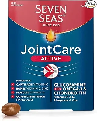 $22.39 • Buy Seven Seas Jointcare Active With Glucosamine - 60 Capsules