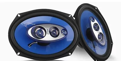 Pyle PL714BL 7x10  4-Way Car Full Range Sound Audio Stereo Speakers 500W - Pair • $90