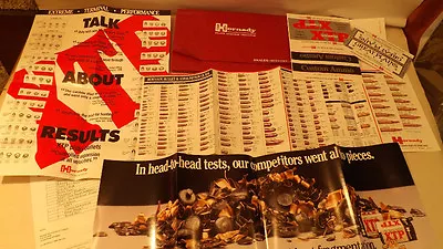 VTG 1992 Hornaday Dealer Kit3 PostersSignsPrce Catalog Bullet Specs Reloader • $24.99