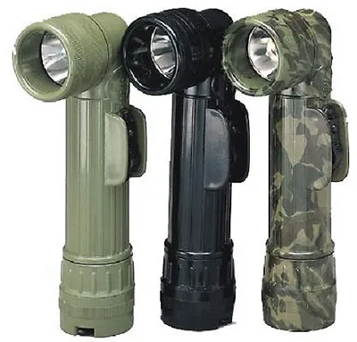 Rothco 688/689 Army Style Black D-Cell Flashlights - Blk - Grn Or Camo • $24.99