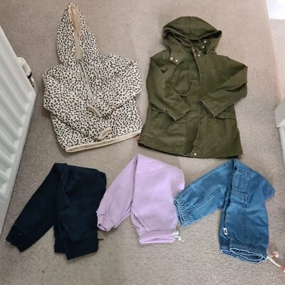 £10.50 • Buy Girls Bundle Joggers Coat 6-7 Years 