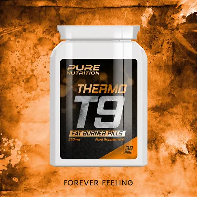 Pure Nutrition T9 Thermo Fat Burner Pills – Lose Body Fat Fast Bodybuilding  • £25.99