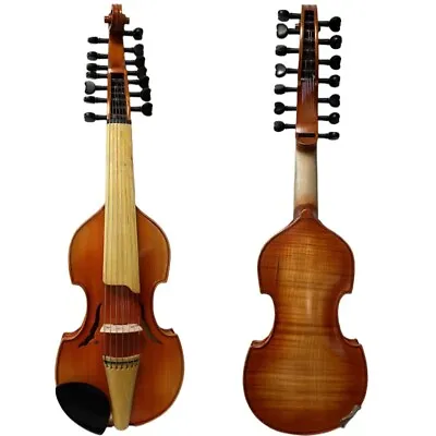 SONG Master Viola D'Amore7×7 Strings 14  one Piece Of Back Good Sound #15510 • $499