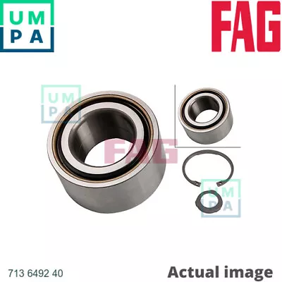 WHEEL BEARING KIT FOR BMW 3/E0/Sedan/Convertible M10B18 1.8L M40B16 M10B16 1.6L • £53.39