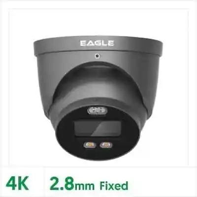 Qvis EAGLE8C-AD-TUR-FG 8MP/4K Fixed Lens Full-Colour Active Deterrence HDCVI IR • £75.99