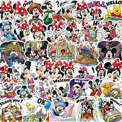80pcs Vinyl Stickers Waterproof Disney Mickey Minnie Graffiti Multicolor  • $33.95