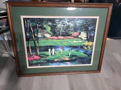 Mark King Serigraph Desoto Springs Pond  • $1500