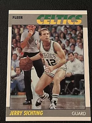 JERRY SICHTING 1987 BOSTON CELTICS 87-88 FLEER BASKETBALL #99 Of 132 PACK FRESH • $1.01