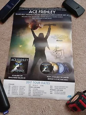 Ace Frehley Autographed Anomaly Poster • £47.49