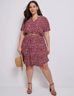 $21.53 • Buy Autograph Woven Short Sleeve Shirt Shift Dress Womens Plus Size 26 Clothing