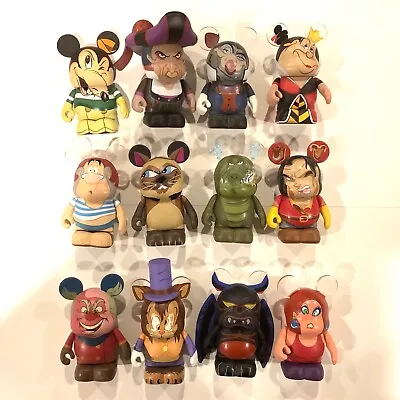 Disney Villain Series 3 Vinylmations Complete Set Of 12 Including Chaser 3” Each • $64.95