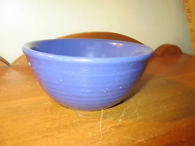 Vintage Monmouth Maple Leaf Stoneware Ribbed Serving Bowl  • $7.50