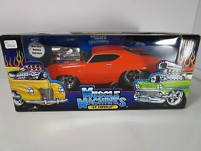 Muscle Machines 1/18 Orange/black 1969 Chevy Chevelle Ss Used *read Description* • $89.99