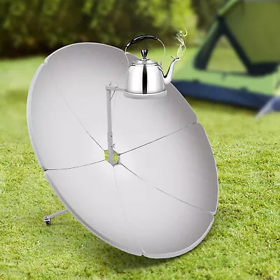 59  Parabolic Solar Cooker Outdoor Camping Cooking Boil Water Sun Oven 800-1000℃ • $85