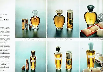 1970 Madame Rochas Advertising 038 Parfum Eau De Toilette (2 Pages) • £3.08