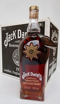 $649 • Buy Jack Daniels 1954 Gold Medal Tennessee Whiskey Rare 1 LITRE 43% UnregisteredTag!