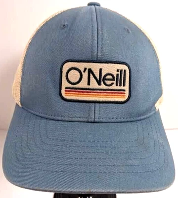 $8.48 • Buy RETRO O'NEILL Surf Company Light Blue Snapback Adjustable Trucker Mesh Hat/Cap