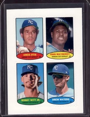 OTIS / MAYBERRY / WITT JR / WATERS 2023 Topps Heritage 1974 Baseball Stamps • $1.49