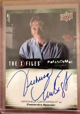 X-Files Paranormal Script Veronica Cartwright As Cassandra Spender Autograph • $14.78