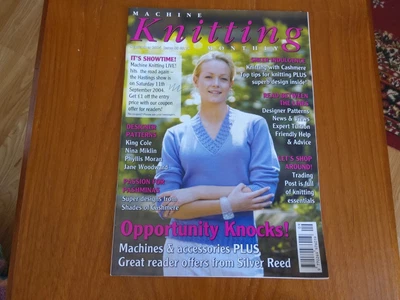 £4.50 • Buy Machine Knitting Monthly Magazine, September 2004 Issue 80
