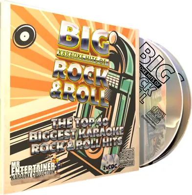 Rock & Roll Karaoke. Mr Entertainer Big Hits Double CD+G/CDG Disc Set. RocknRoll • £12.95