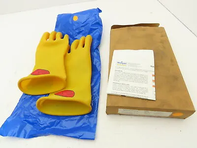 Marigold 51204 Rubber Insulating Lineman Gloves 11  Type 1 Size 9  Class 0 D120 • $59.99