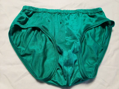 $14.99 • Buy Vtg Satin Nylon Green Lee Wright Men's Underwear Briefs Med 32-34