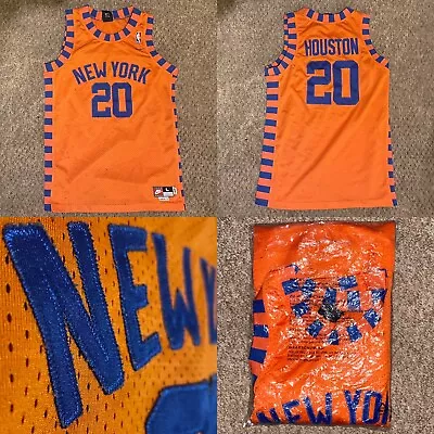 OFFICIAL XS Stitched NIKE NBA Rewind #20 Houston New York Knicks Swingman Jersey • £19.99