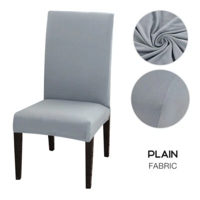 $5.39 • Buy 1/4/6/8Pcs Stretch Dining Chair Covers Slipcover Spandex Wedding Cover Protector