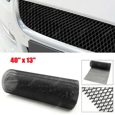 40 X13  Aluminum Mesh Grill Cover Car Fender Hood Vent Grille Net Accessories • $31.89