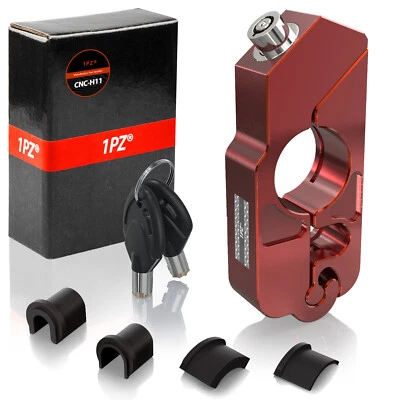 $32.99 • Buy CNC Motorbike Handlebar Throttle Grip Lock Motorcycle Security Brake Scooter ATV