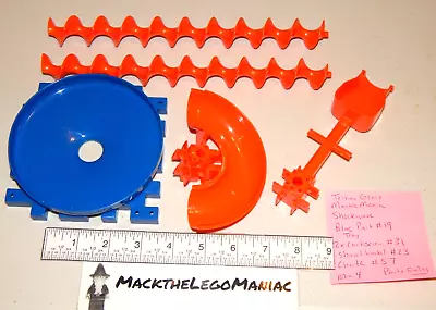 Shockwave Marble Mania Part # 19 23 31 57  Blue Plate Corkscrew Techno Gears • $15.95