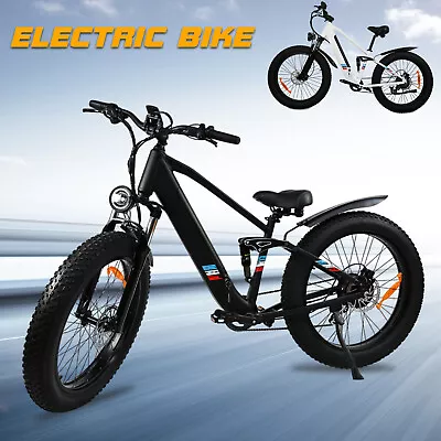 Electric Bicycle 48V 500W City Ebike For Adult Mountain Bike 12AH 40KM/H 8 SpeTY • $997.49