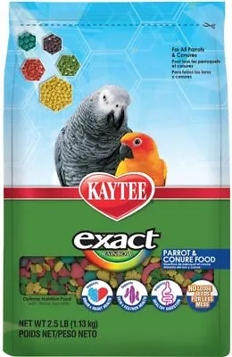 Kaytee Exact Rainbow Daily Diet Parrot & Conure Food • $23.99