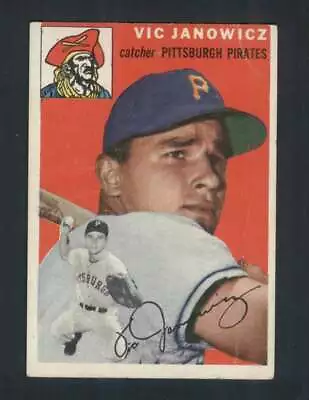 1954 Topps #16 Vic Janowicz VG/VGEX Pirates 96967  • $4.22